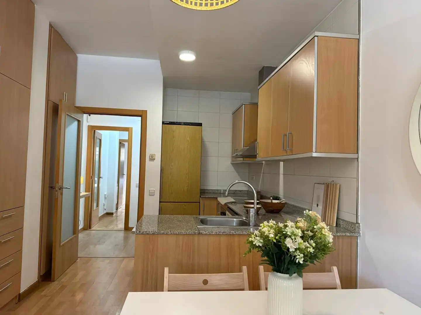 Cuina de Planta baixa en venda en Granollers amb Parquet i Terrassa