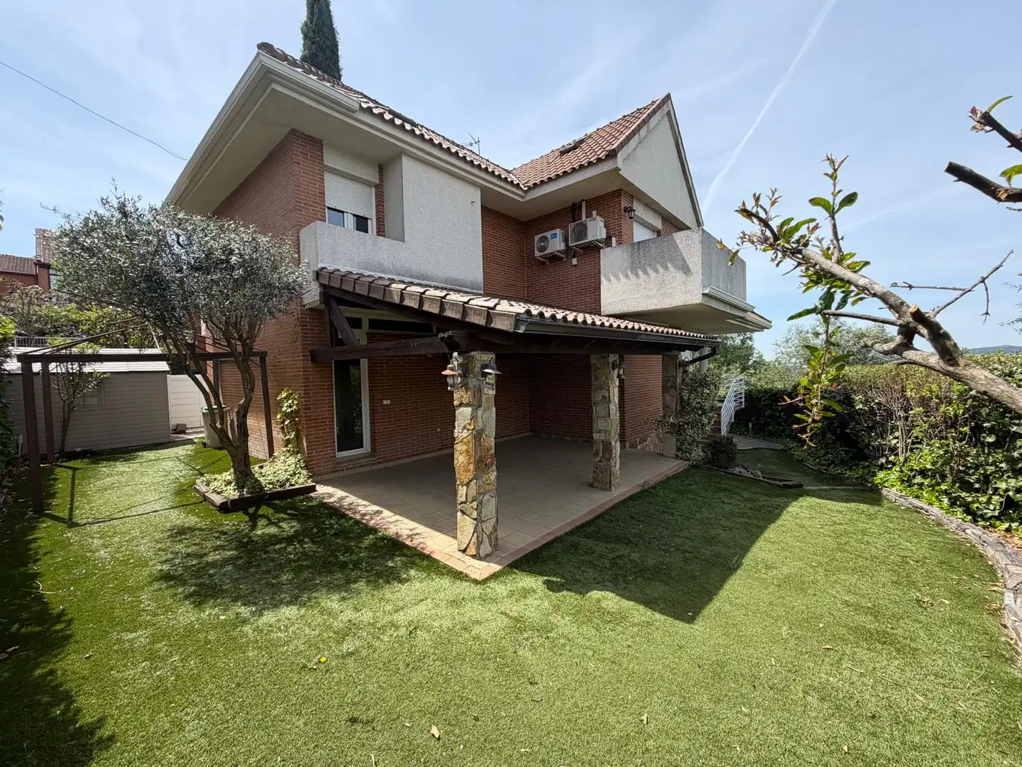 Terrasse von Haus oder Chalet zur Miete in Las Rozas de Madrid mit Klimaanlage, Heizung und Privatgarten