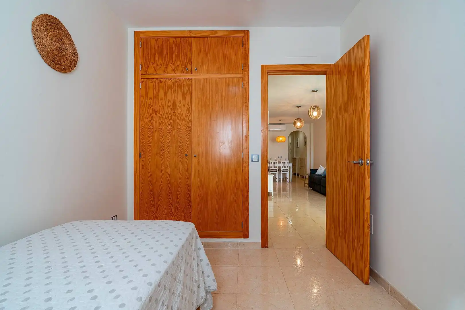 Bedroom of Flat for sale in Vícar  with Air Conditioner, Heating and Private garden