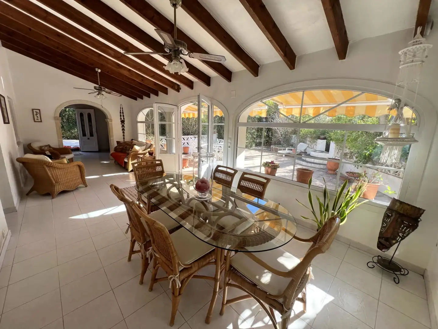 Dining room of Houses for sale in Jávea / Xàbia  with Air Conditioner, Heating and Private garden