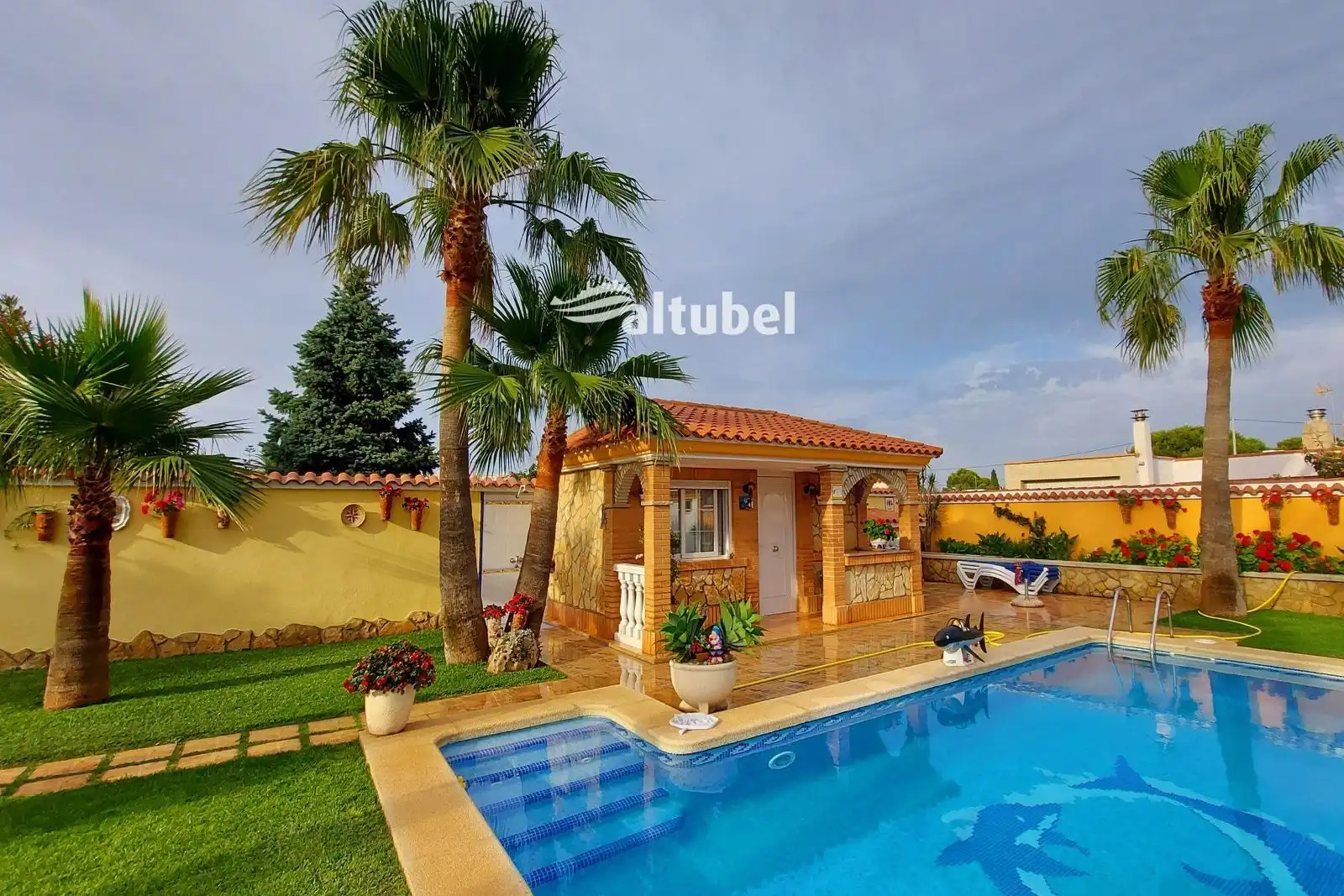 Vista exterior de Casa o chalet en venta en Benicarló con Terraza y Piscina