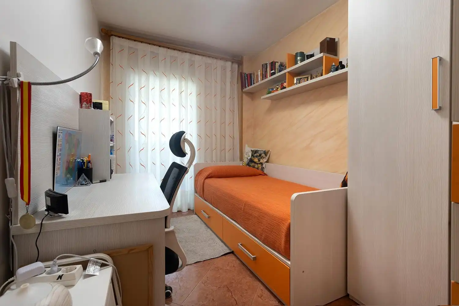 Schlafzimmer von Wohnung zum Verkauf in Alcalá de Henares mit Klimaanlage, Heizung und Terrasse