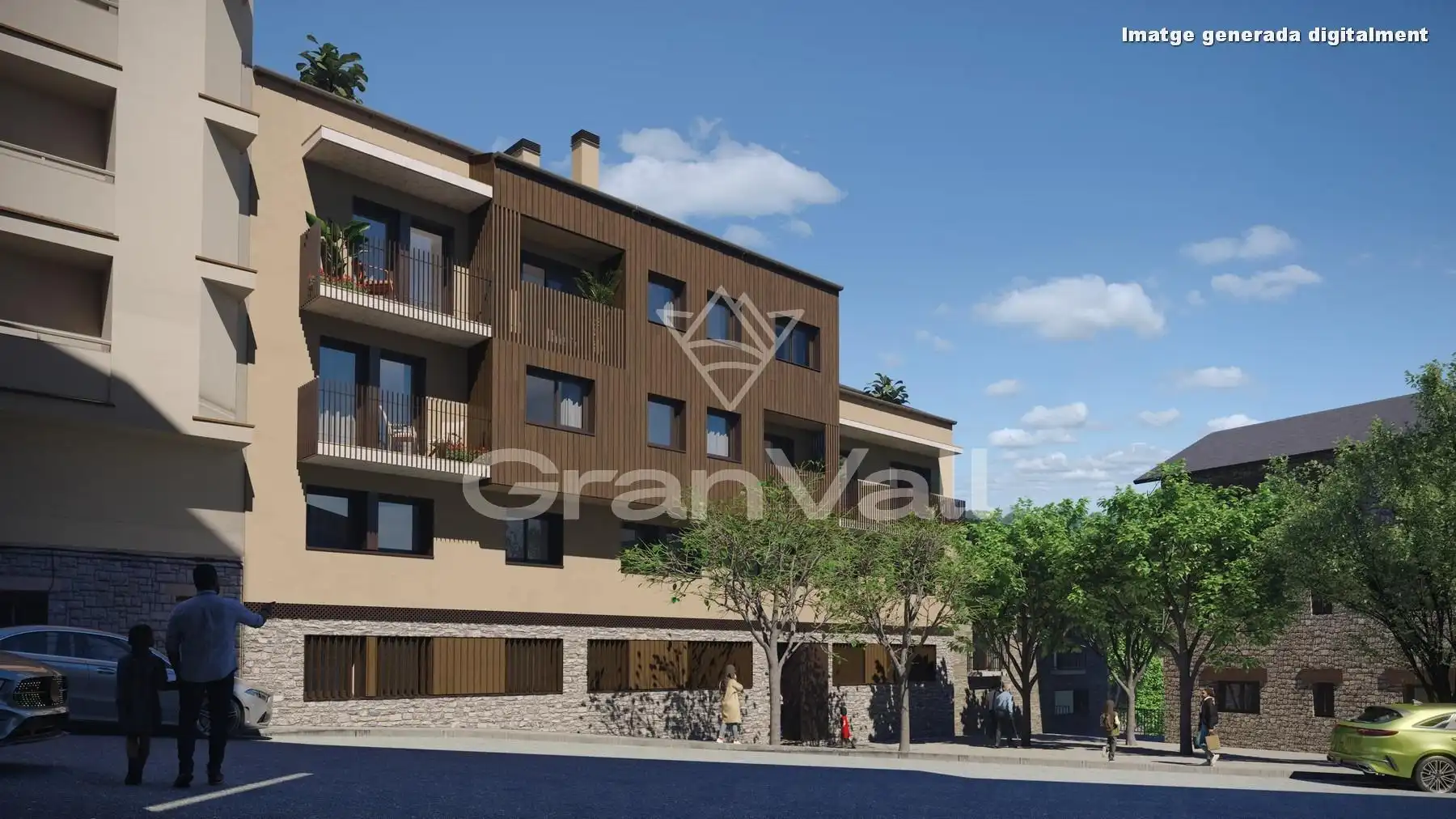 Vista exterior de Apartament en venda en Puigcerdà amb Jardí privat, Terrassa i Traster