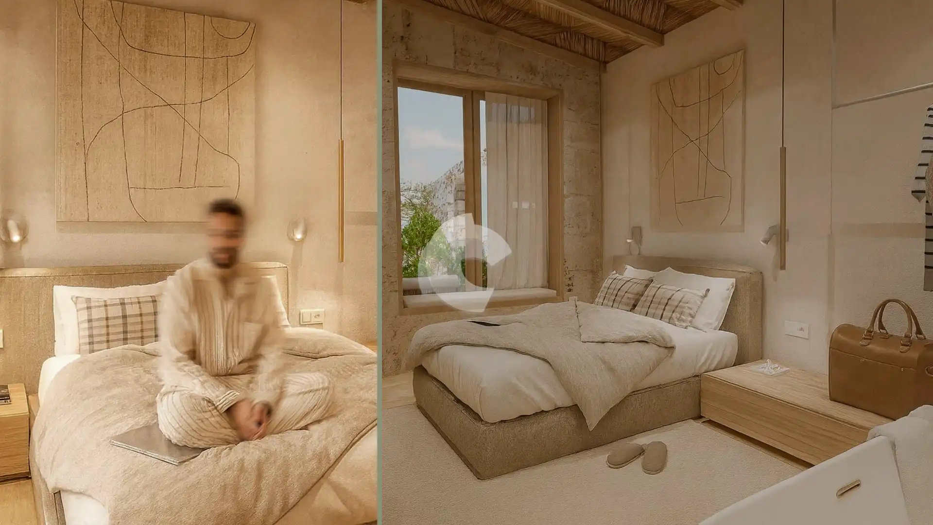 Dormitori de Casa adosada en venda en San Cibrao das Viñas amb Jardí privat