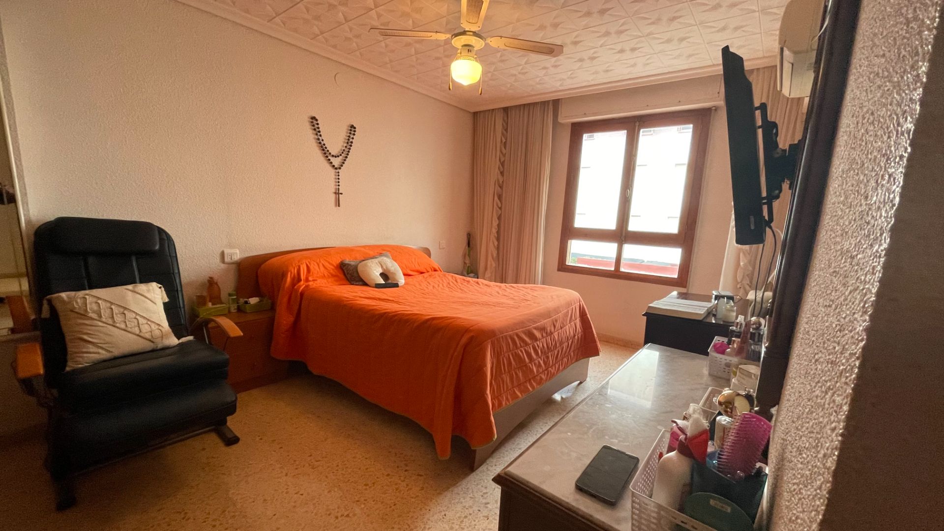 Bedroom of Flat for sale in Onda  with Air Conditioner, Furnished and Balcony