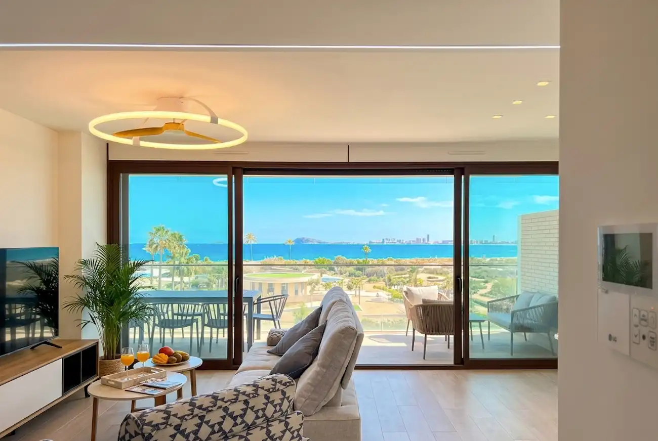 Living room of Flat for sale in Cartagena  with Air Conditioner, Heating and Terrace