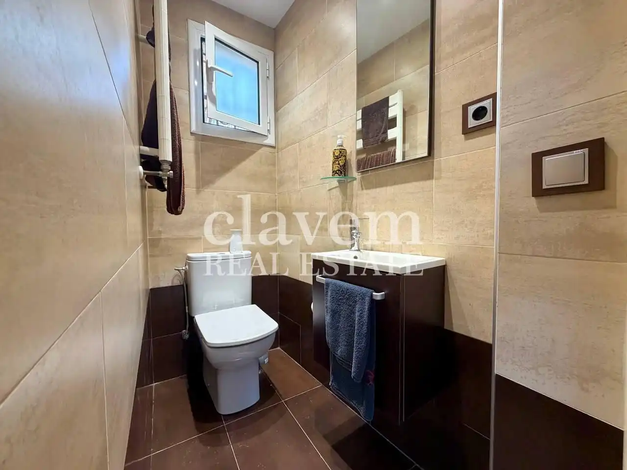 Baño de Casa o chalet en venta en Barcelona con Aire acondicionado, Jardín privado y Terraza