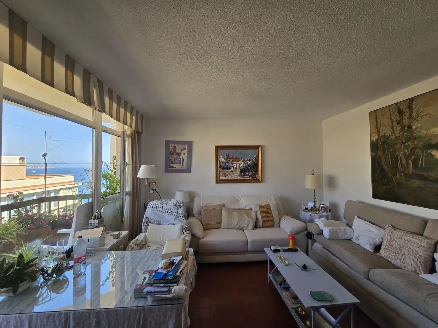 Living room of Flat for sale in Málaga  with Air Conditioner, Heating and Terrace