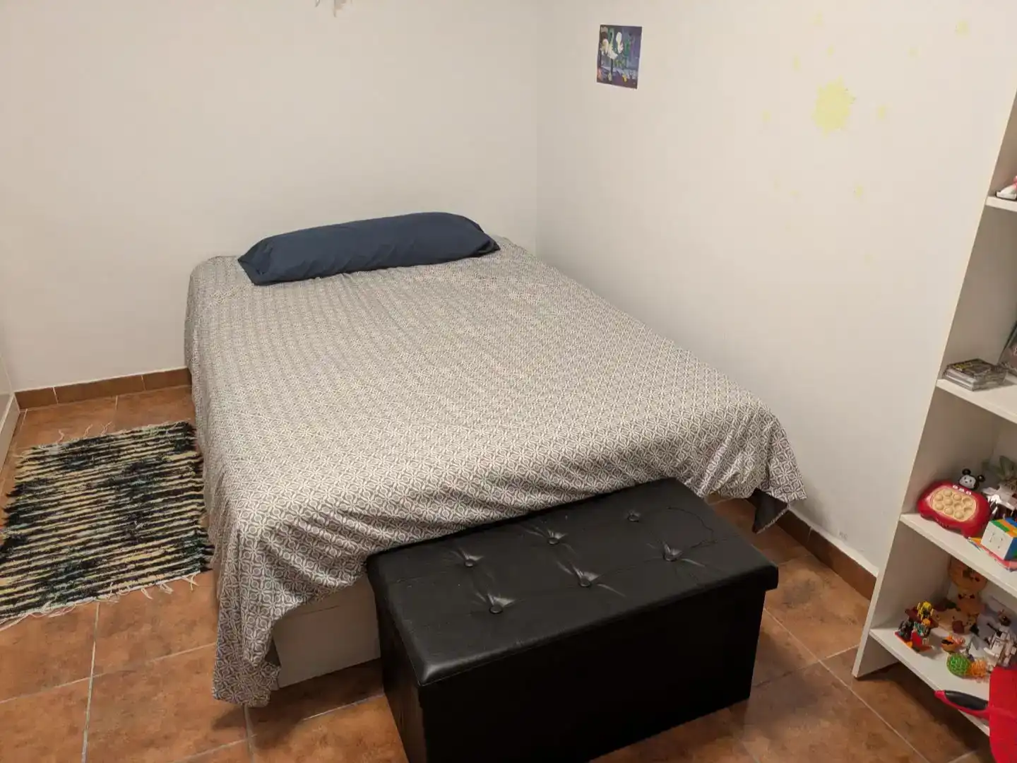 Schlafzimmer von Erdgeschoss zur Miete in Maria de la Salut mit Privatgarten und Möbliert