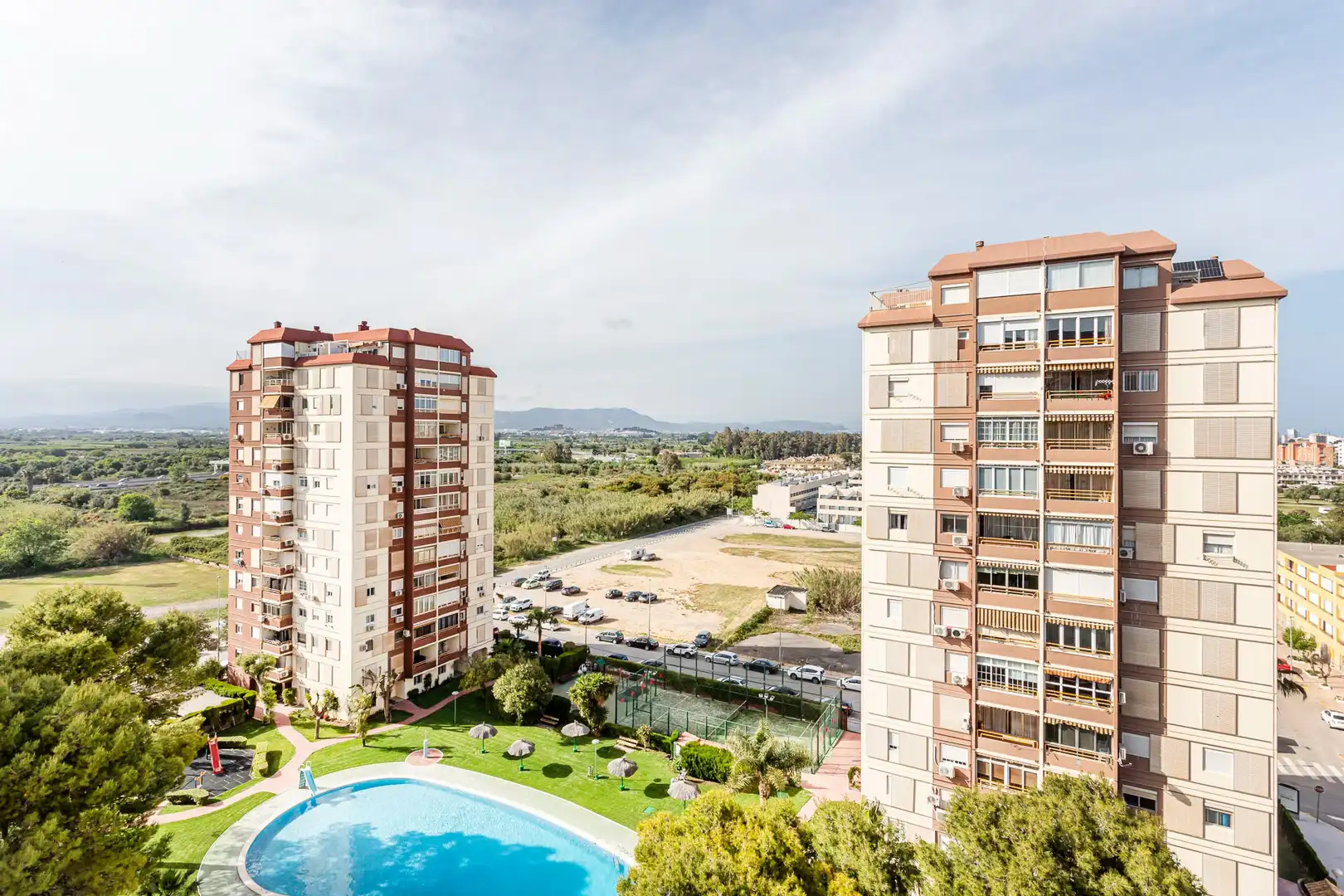 Vista exterior de Piso en venta en Massamagrell con Calefacción, Jardín privado y Trastero