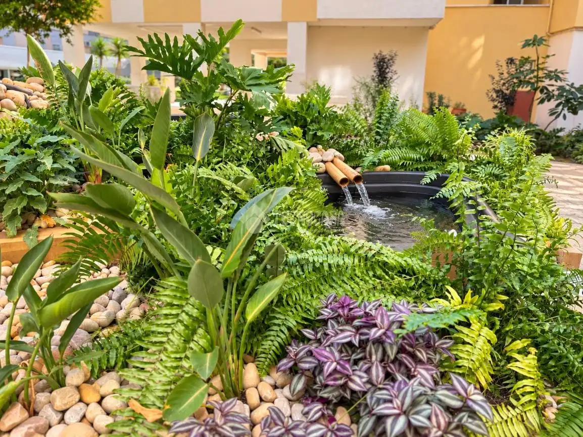 Jardín de Piso en venta en Alicante / Alacant con Aire acondicionado y Piscina comunitaria