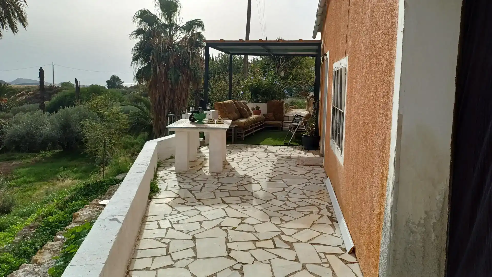 Terrassa de Finca rústica en venda en Pulpí amb Aire condicionat i Piscina