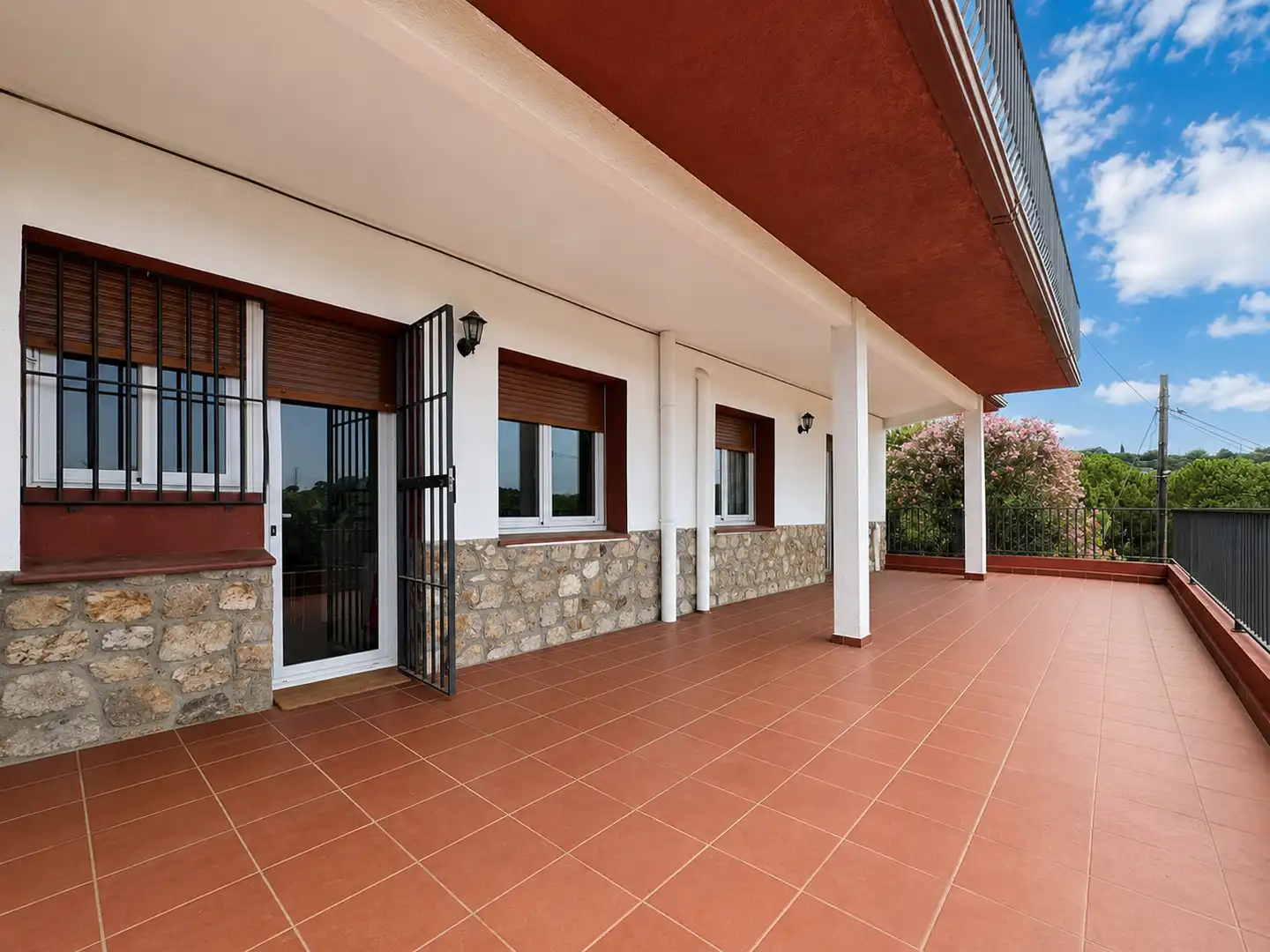 Terrace of Country homes for sale in Argentona  with Air Conditioner, Heating and Private garden