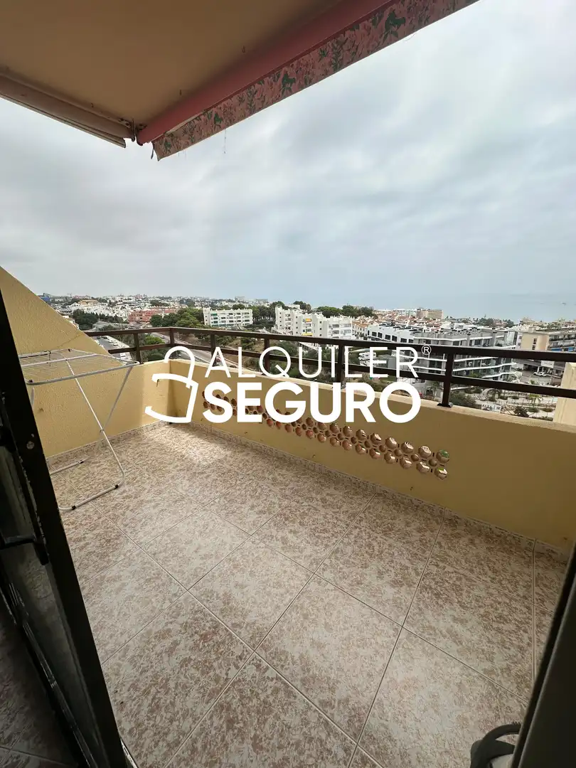 Balcony of Flat for rent in Torremolinos  with Air Conditioner, Swimming Pool and Furnished