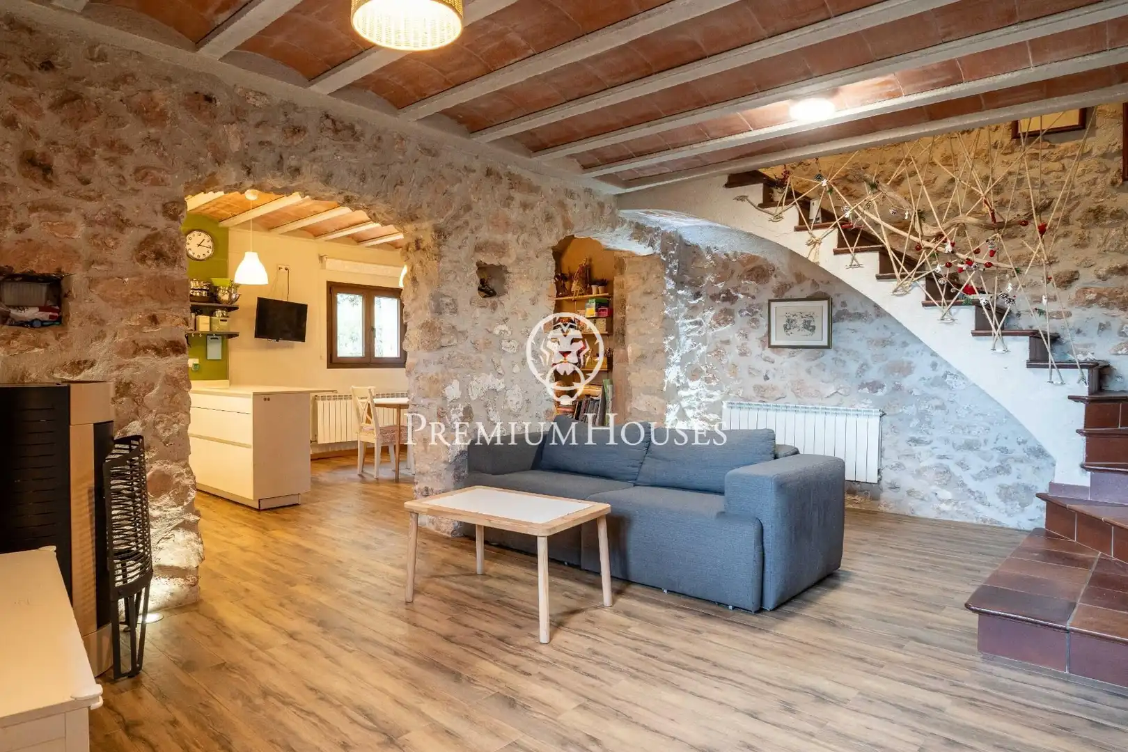 Sala de estar de Finca rústica en venta en Montblanc con Calefacción, Jardín privado y Terraza