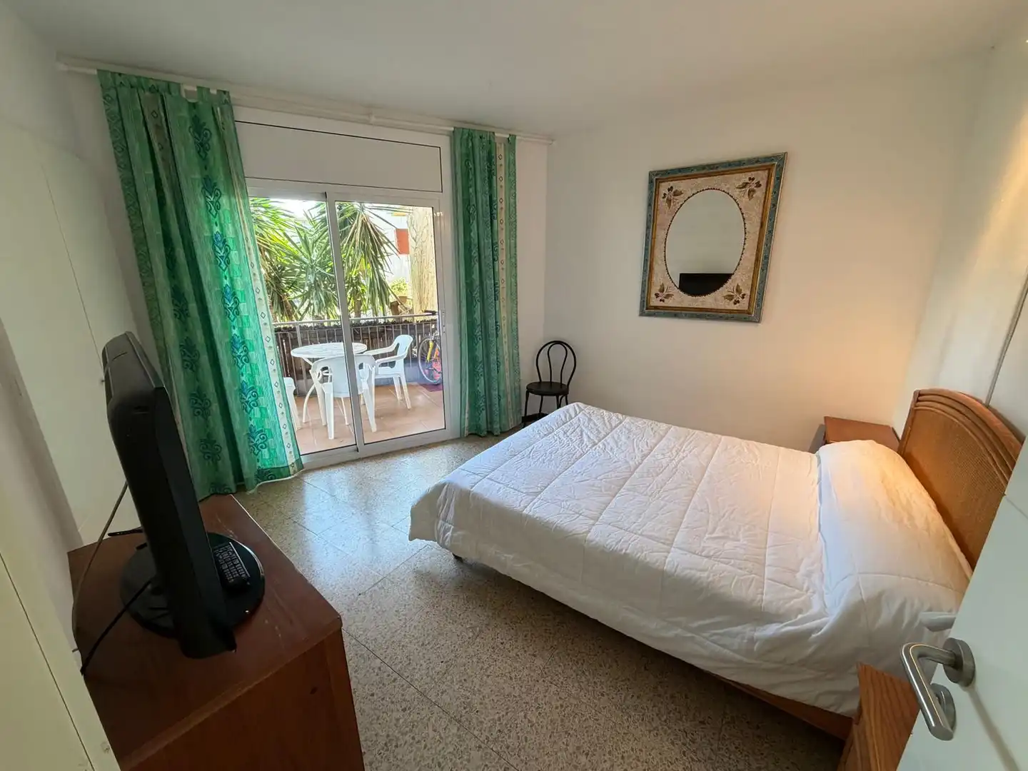 Bedroom of Apartments for sale in Roses  with Air Conditioner, Heating and Terrace