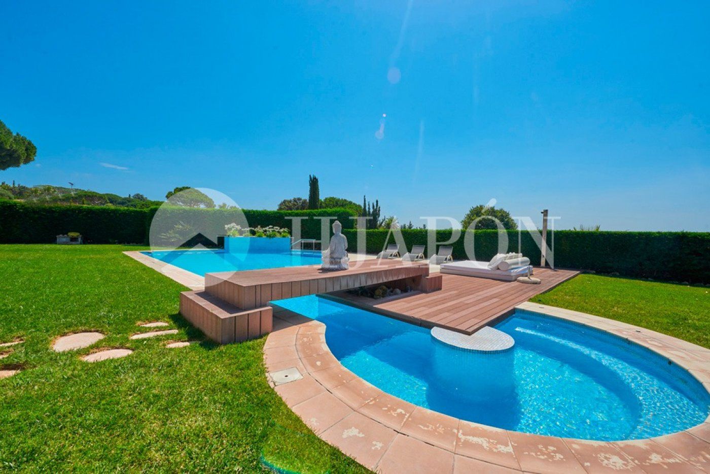 Jardí de Casa o xalet en venda en Sant Andreu de Llavaneres amb Aire condicionat, Jardí privat i Terrassa