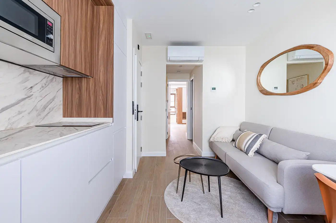Living room of Apartments for rent in Madrid  with Air Conditioner, Heating and Terrace