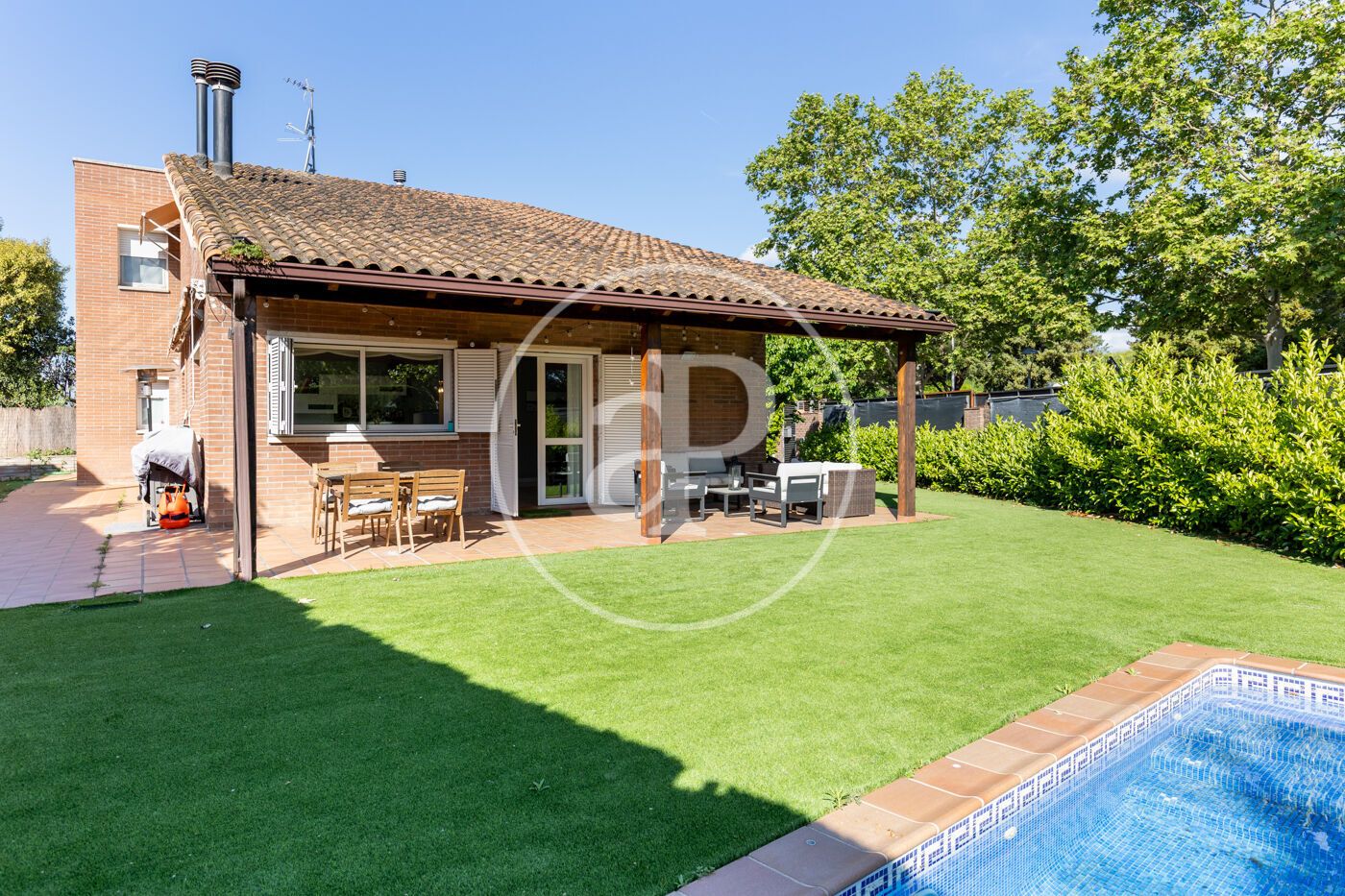 Garden of House or chalet for sale in Sant Cugat del Vallès  with Air Conditioner, Heating and Private garden