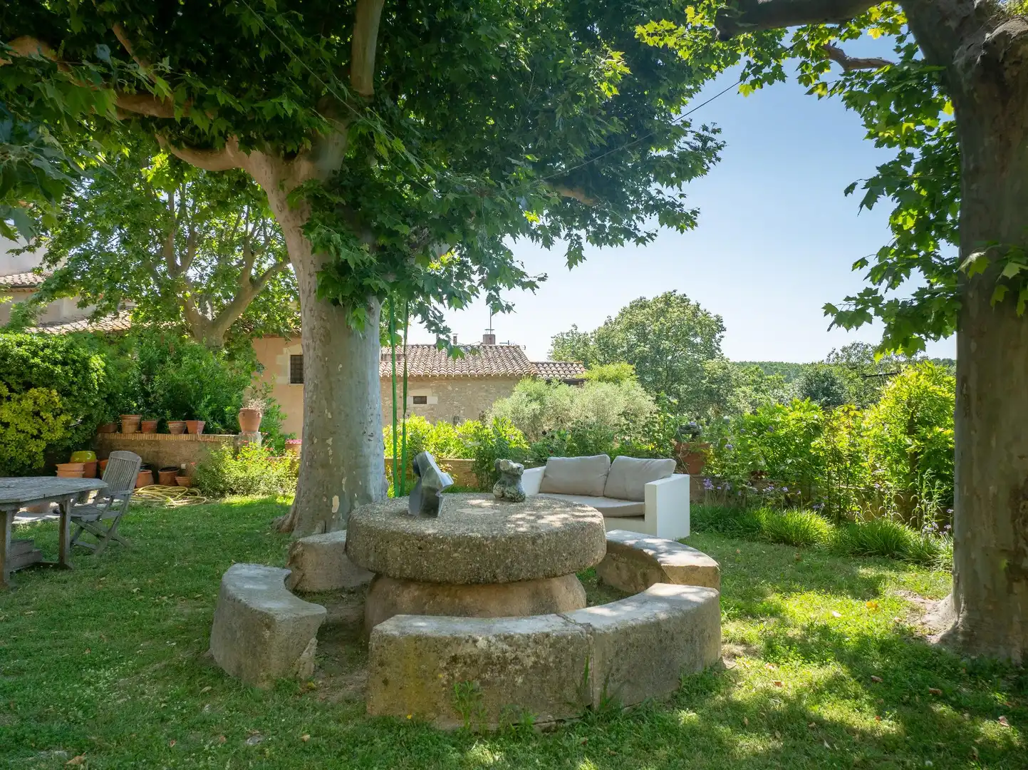 Jardí de Finca rústica de lloguer en Cervià de Ter
