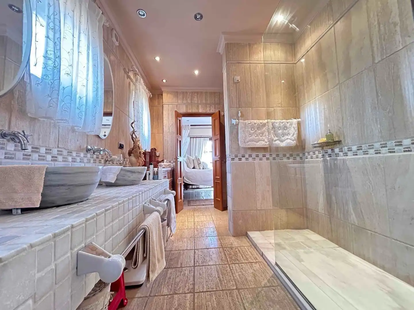 Baño de Casa o chalet en venta en Cuevas del Almanzora con Aire acondicionado, Calefacción y Jardín privado