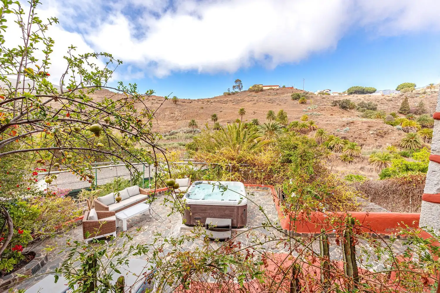 Terraza de Casa o chalet en venta en Telde con Jardín privado, Terraza y Piscina