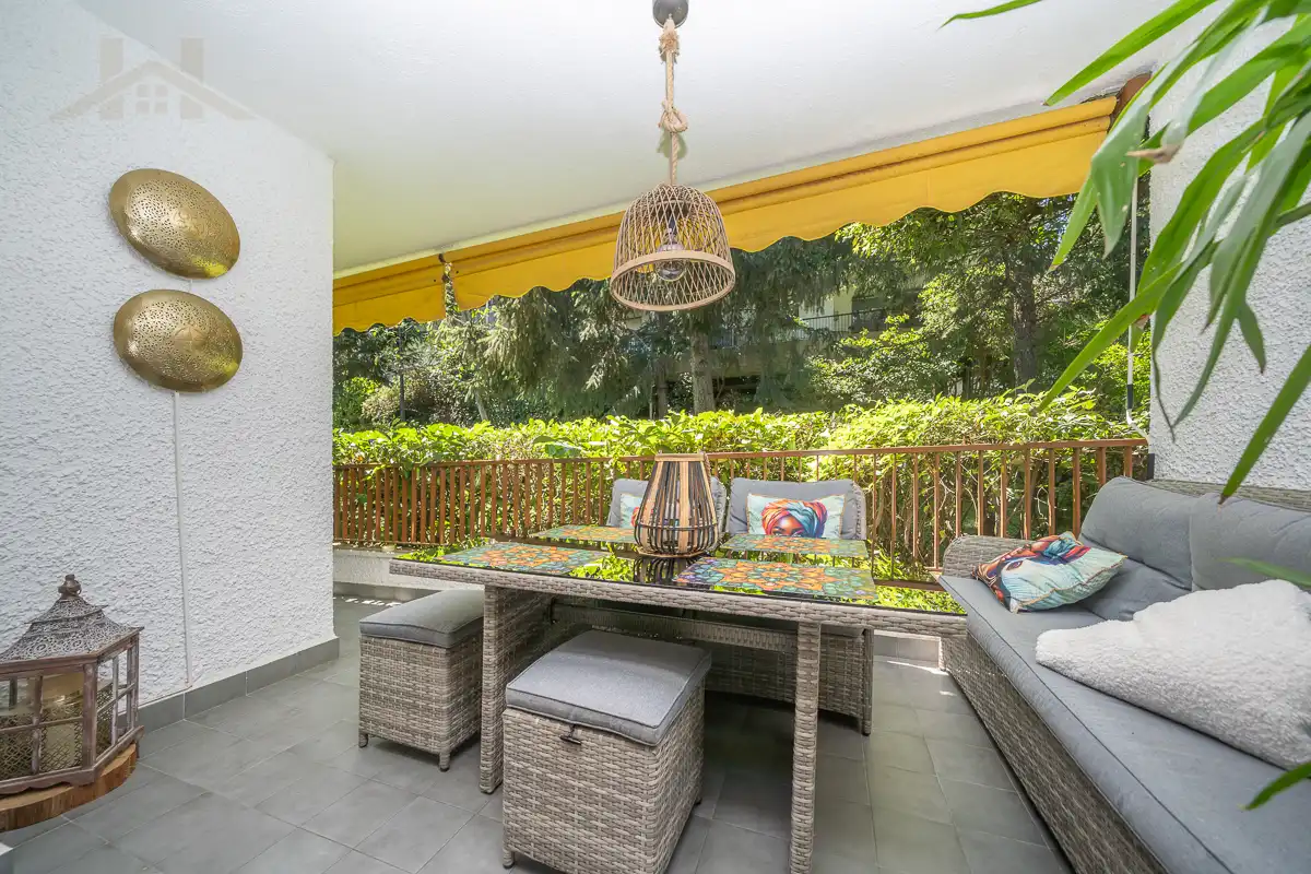 Terrace of Flat for sale in El Escorial  with Air Conditioner, Heating and Parquet flooring