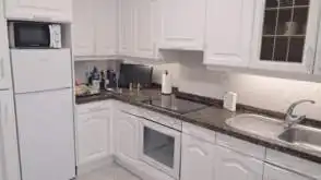 Kitchen of Flat for rent in Gijón   with Heating, Parquet flooring and Furnished