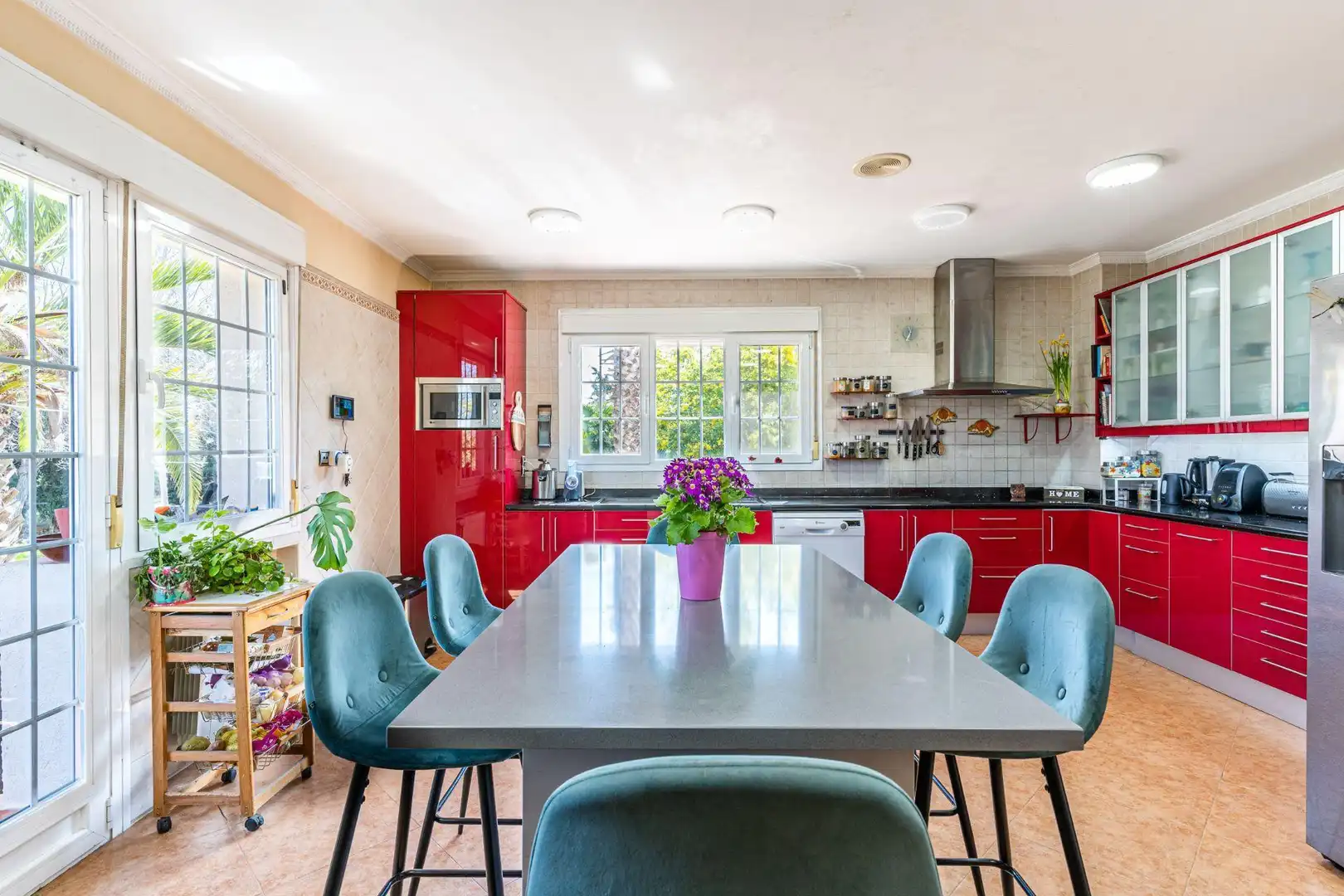 Cocina de Casa o chalet en venta en Fuente El Saz de Jarama con Aire acondicionado, Calefacción y Piscina