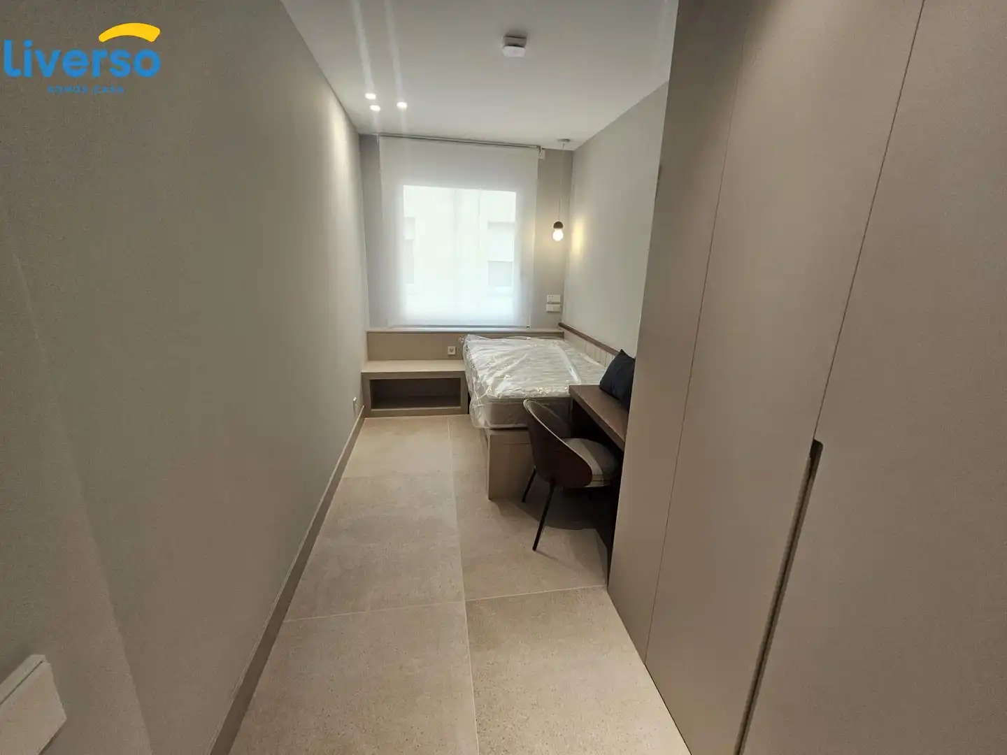 Bedroom of Flat for rent in Burgos  with Heating, Storage room and Furnished