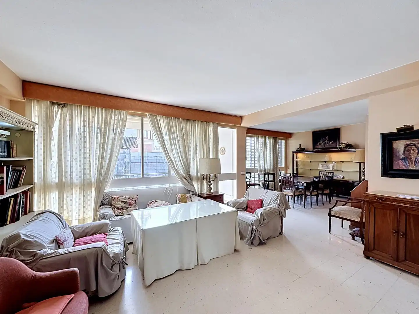 Sala de estar de Piso en venta en Sevilla con Aire acondicionado, Jardín privado y Trastero
