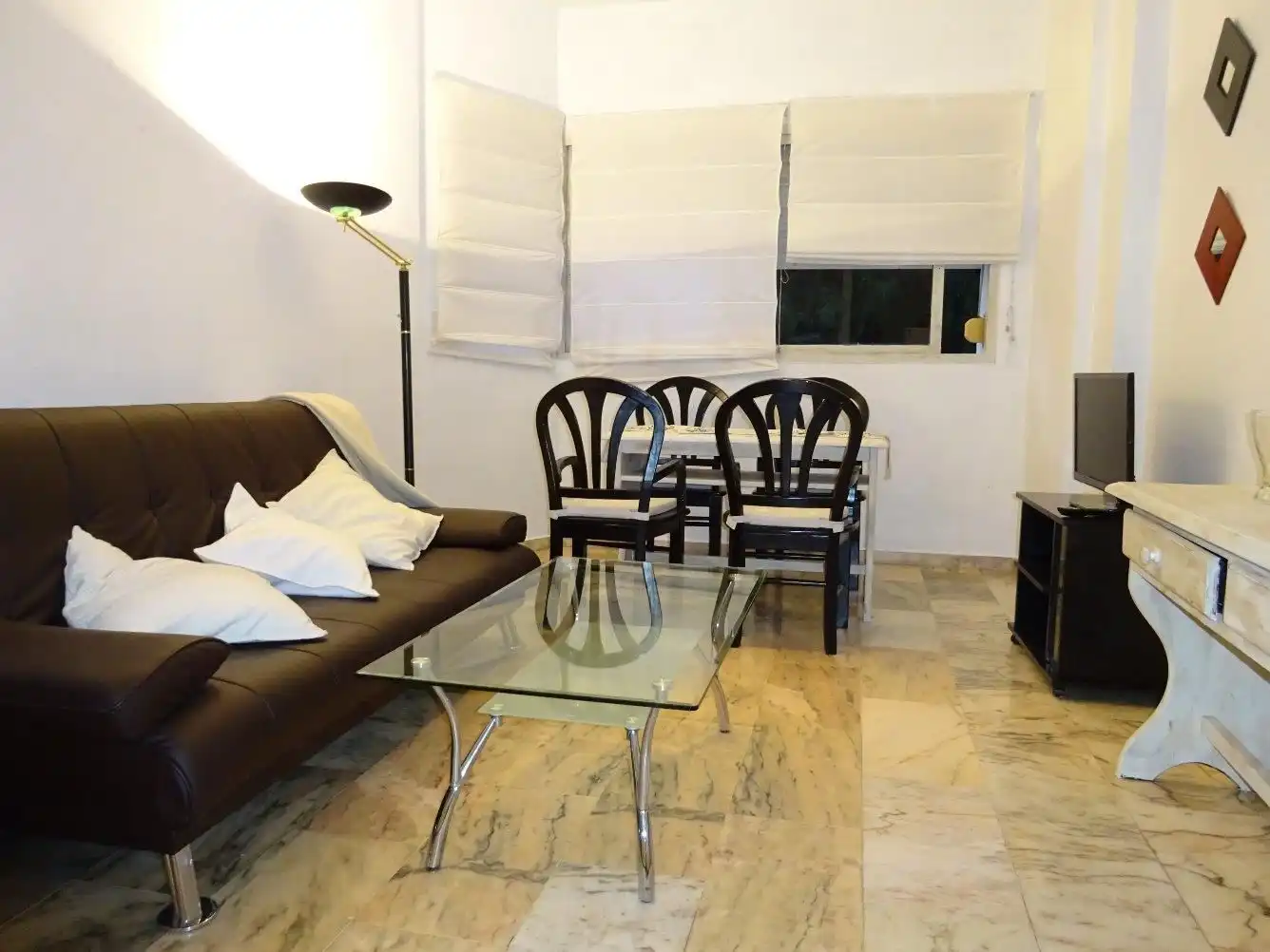 Sala de estar de Apartamento de alquiler en Sevilla con Aire acondicionado, Calefacción y Amueblado