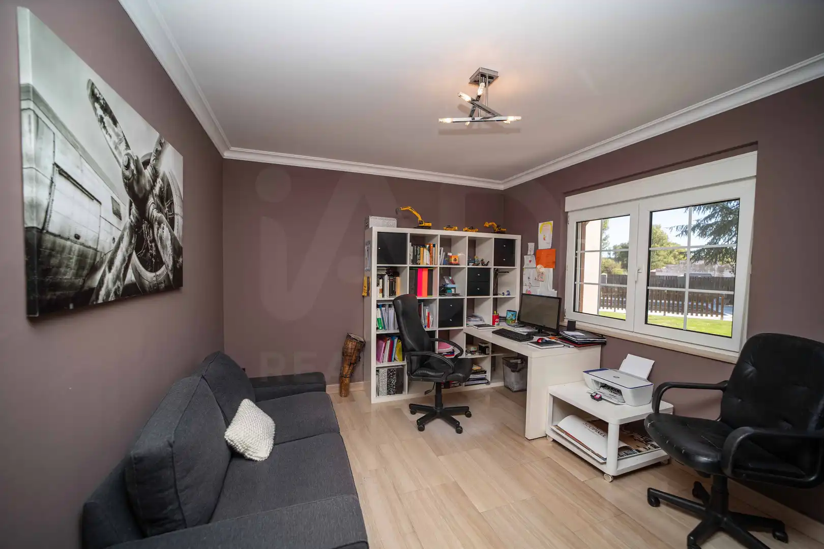 Sala de estar de Casa o chalet en venta en San Andrés del Rabanedo con Calefacción y Piscina