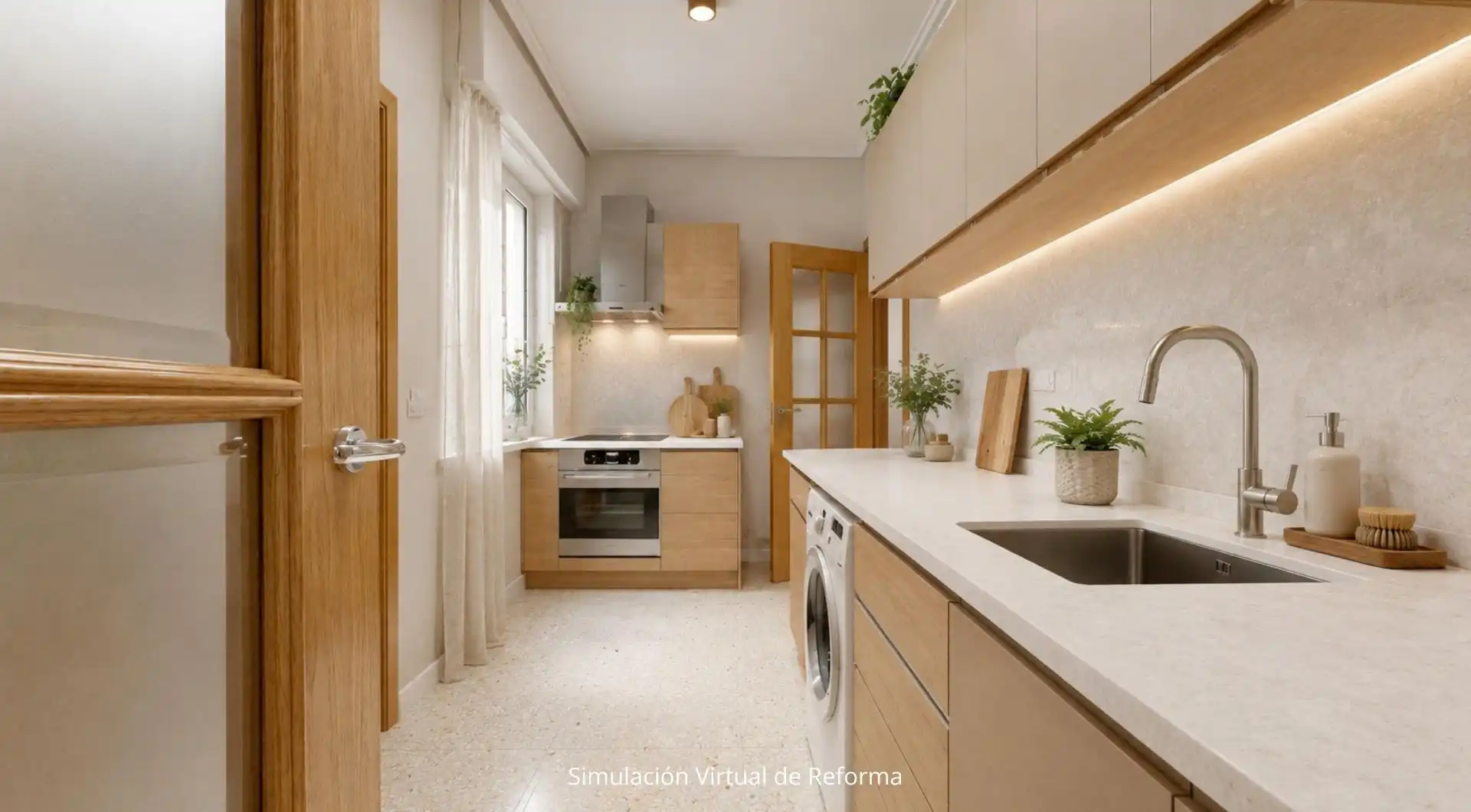 Kitchen of Flat for sale in Bilbao   with Heating and Balcony