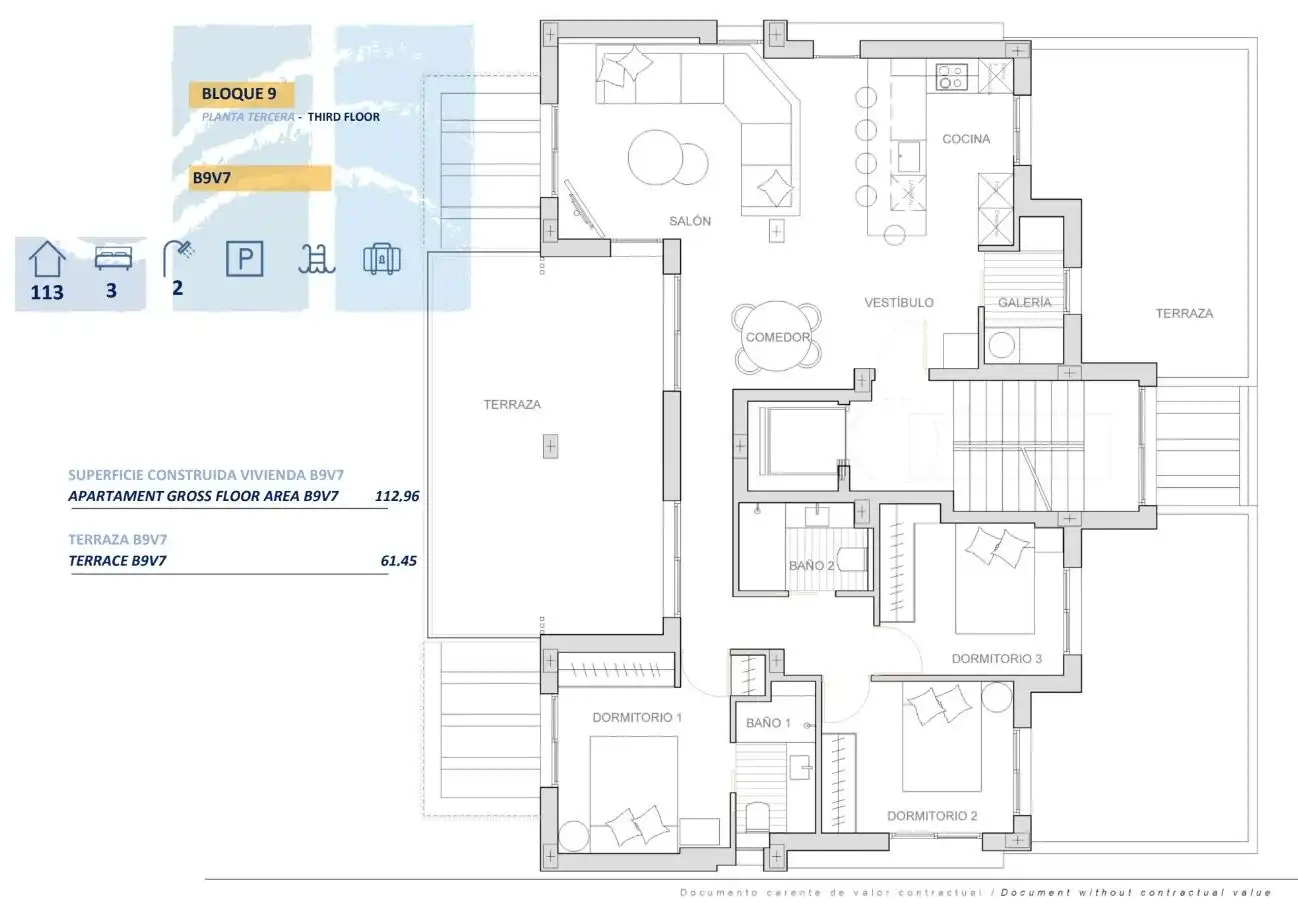 Attique avec piscine à vendre à Mar Menor Golf, imagen 27