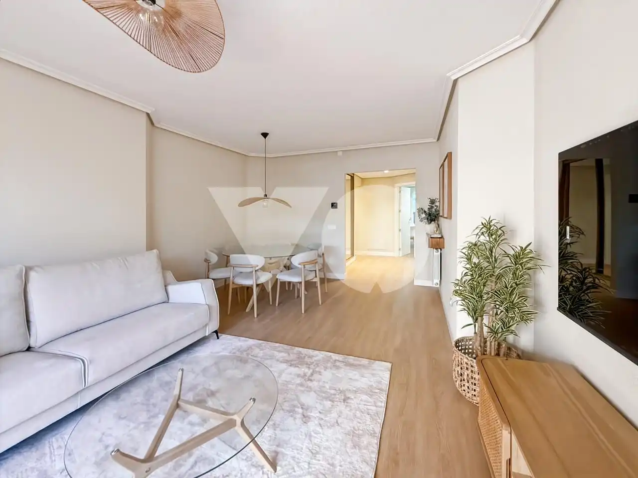 Wohnzimmer von Erdgeschoss zur Miete in Majadahonda mit Heizung, Privatgarten und Terrasse