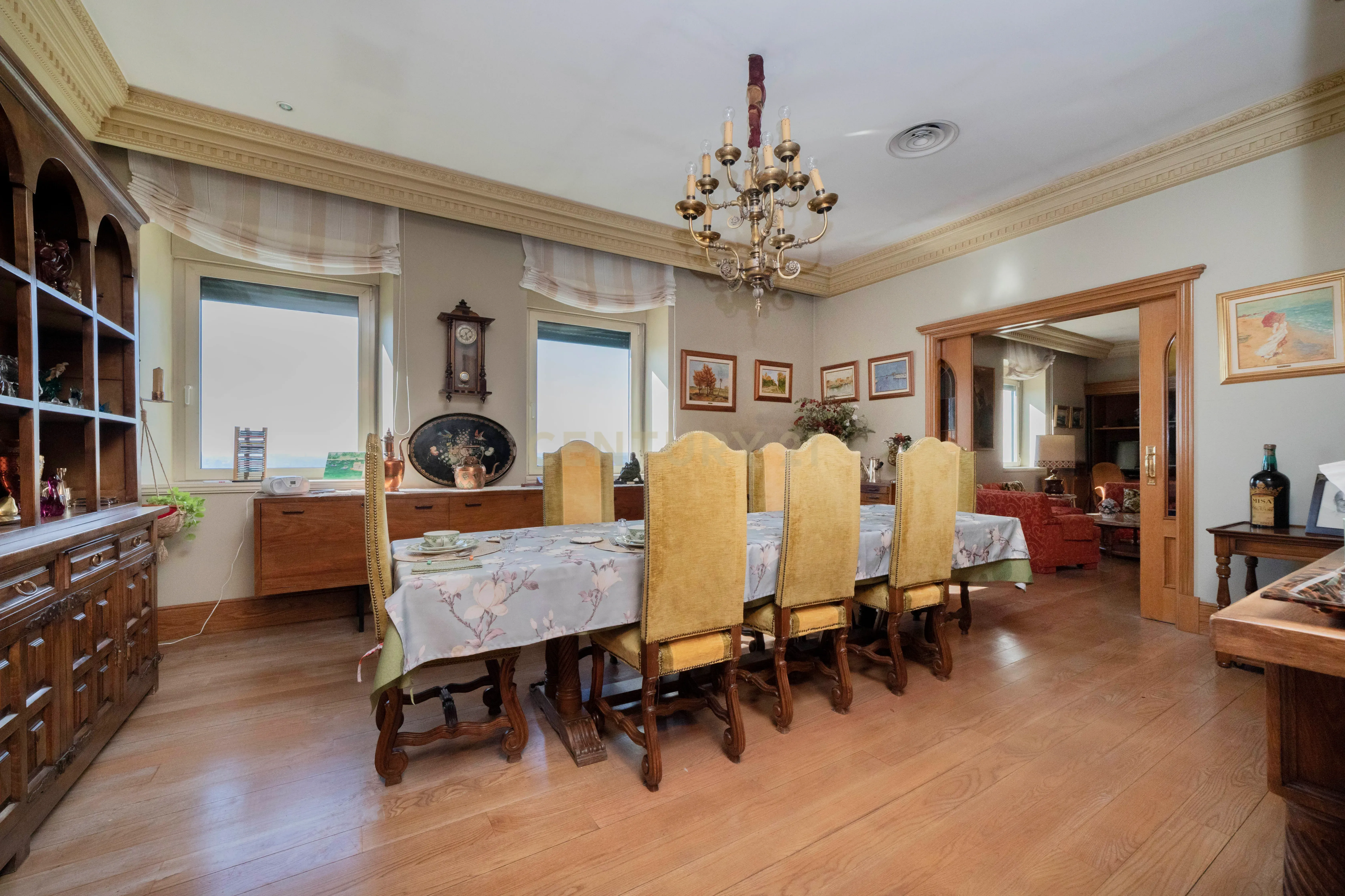 Dining room of Flat for sale in  Madrid Capital  with Air Conditioner, Storage room and Balcony