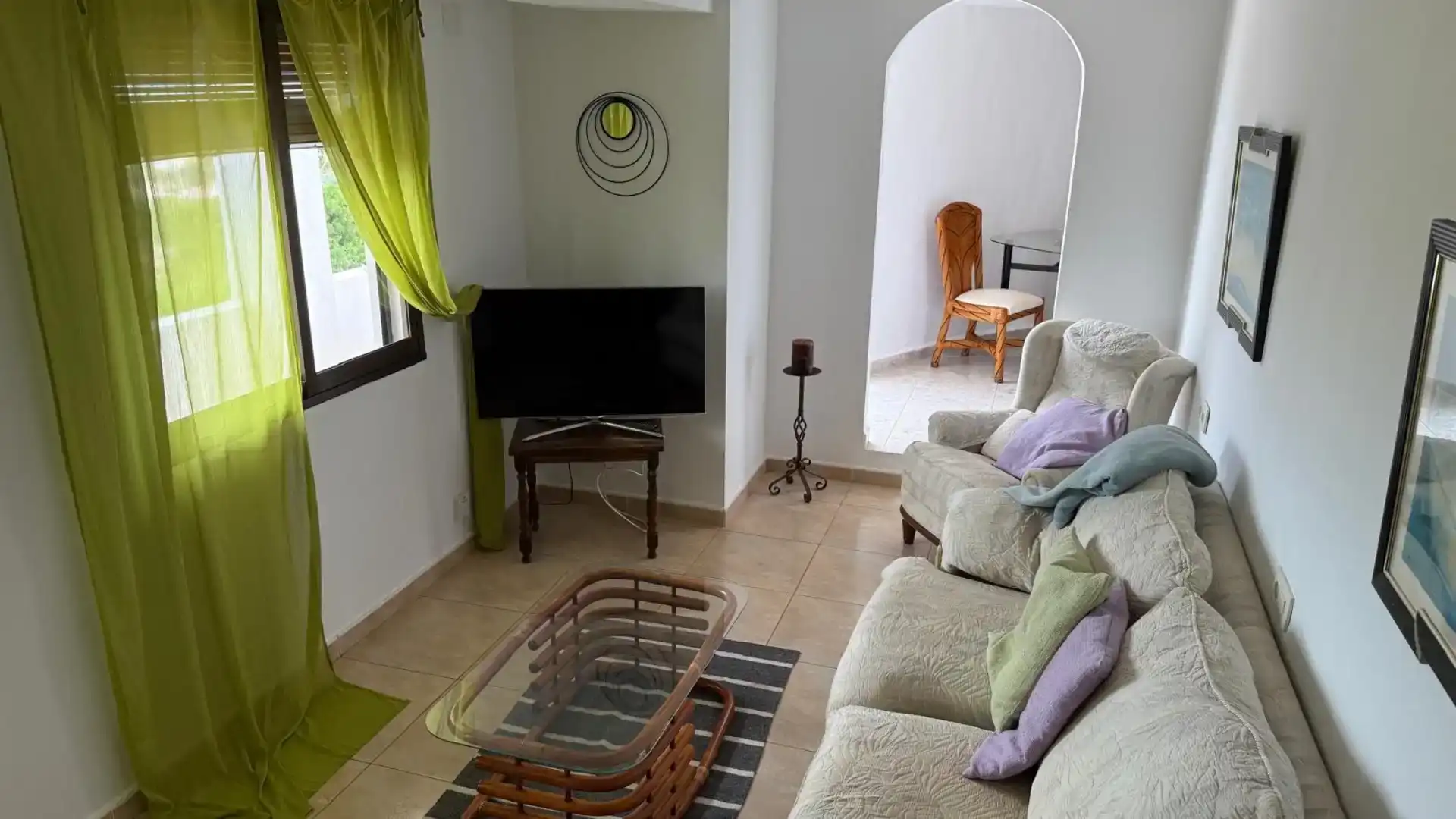 Sala d'estar de Estudi de lloguer en Dénia