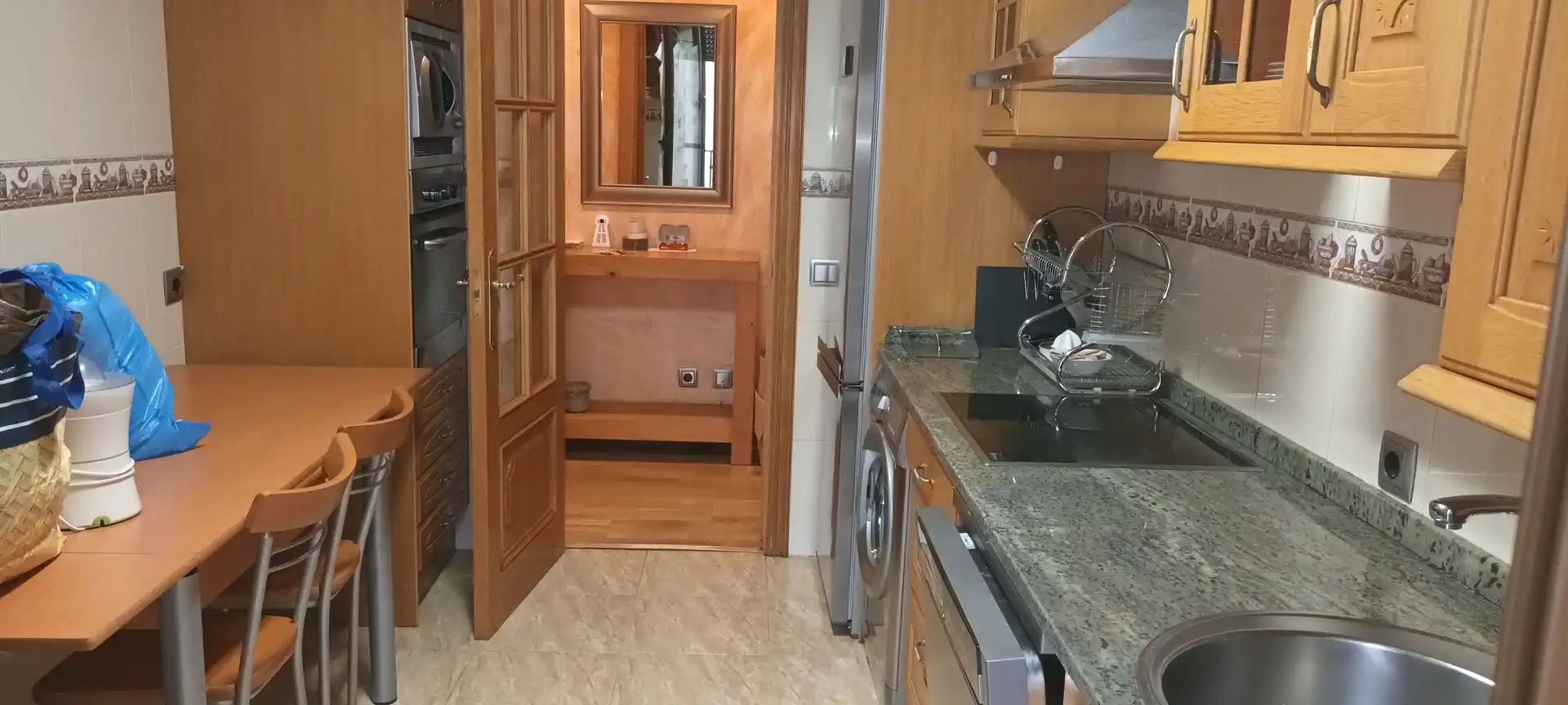 Küche von Maisonette zur Miete in Segovia mit Klimaanlage, Heizung und Parkett