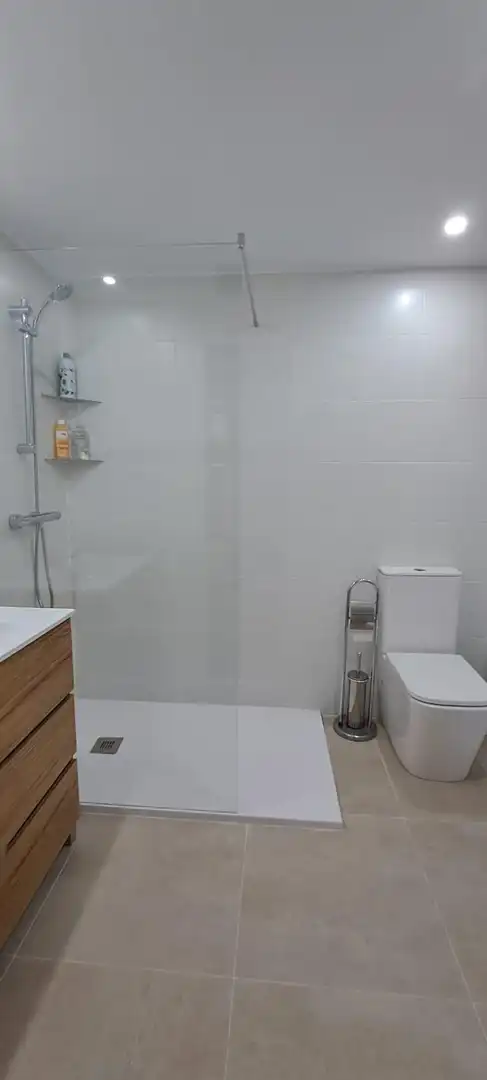 Bathroom of Flat for rent in  Palma de Mallorca  with Air Conditioner, Terrace and Furnished