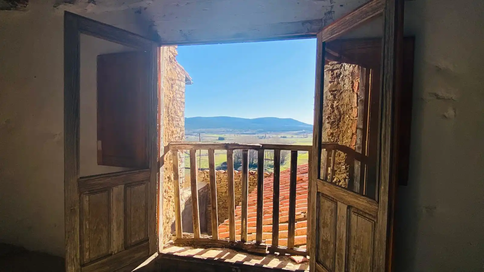 Terrassa de Casa adosada en venda en Mosqueruela amb Terrassa i Traster