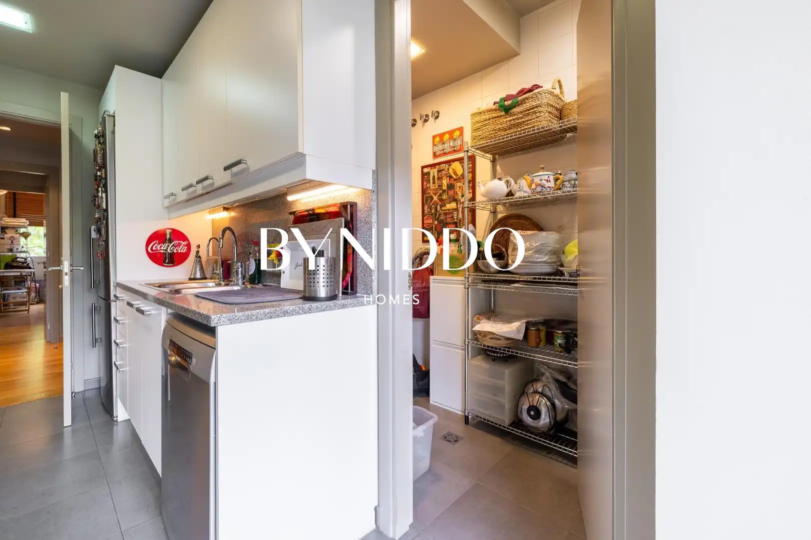 Kitchen of Flat for sale in Sant Cugat del Vallès  with Air Conditioner, Heating and Private garden