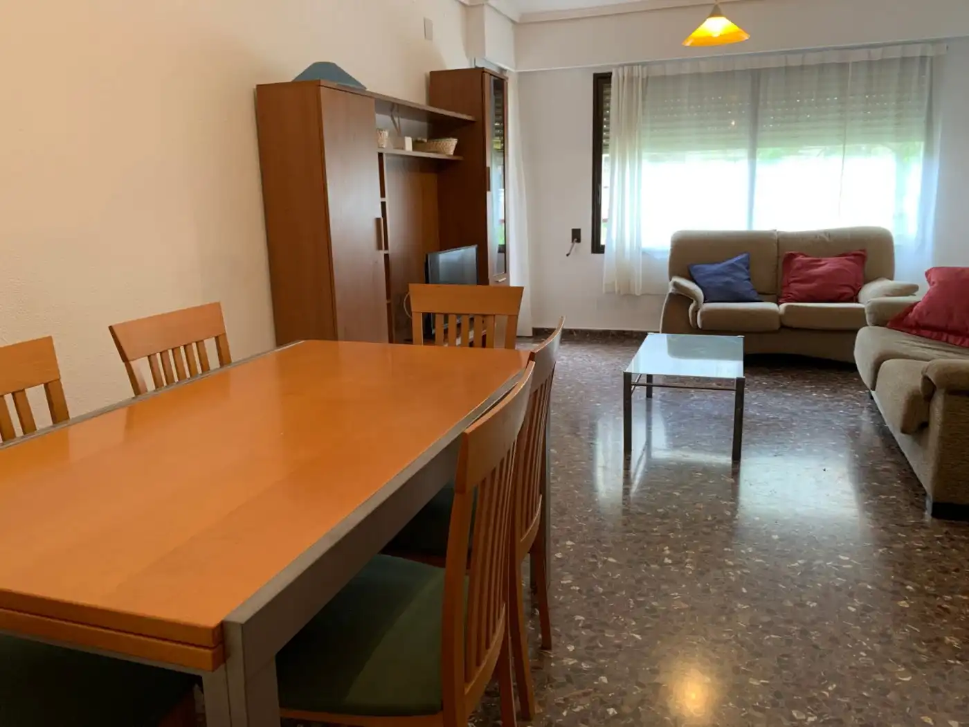Esszimmer von Wohnung zur Miete in Valencia mit Möbliert und Balkon