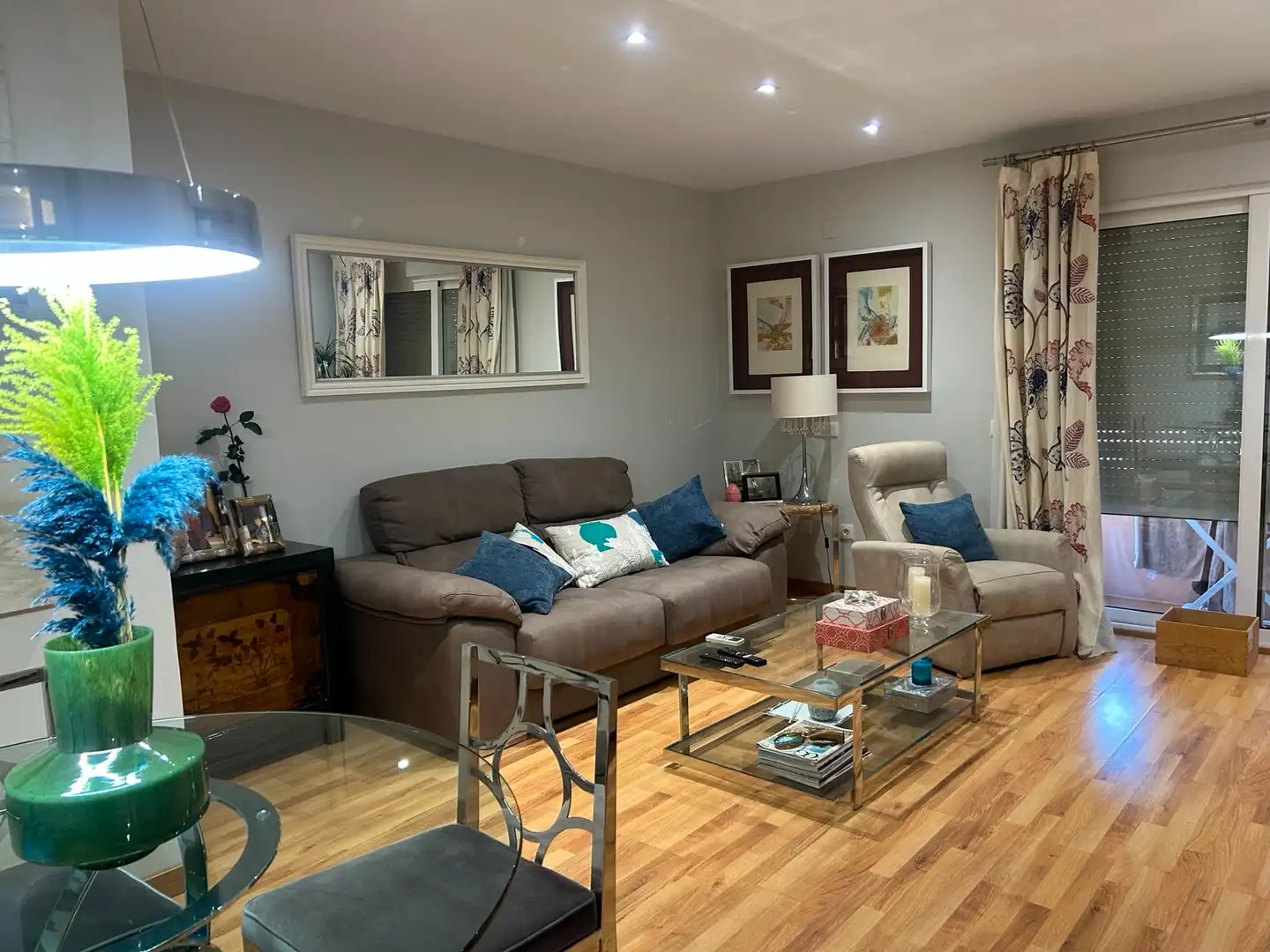 Sala de estar de Piso en venta en Valencia con Aire acondicionado, Amueblado y Balcón