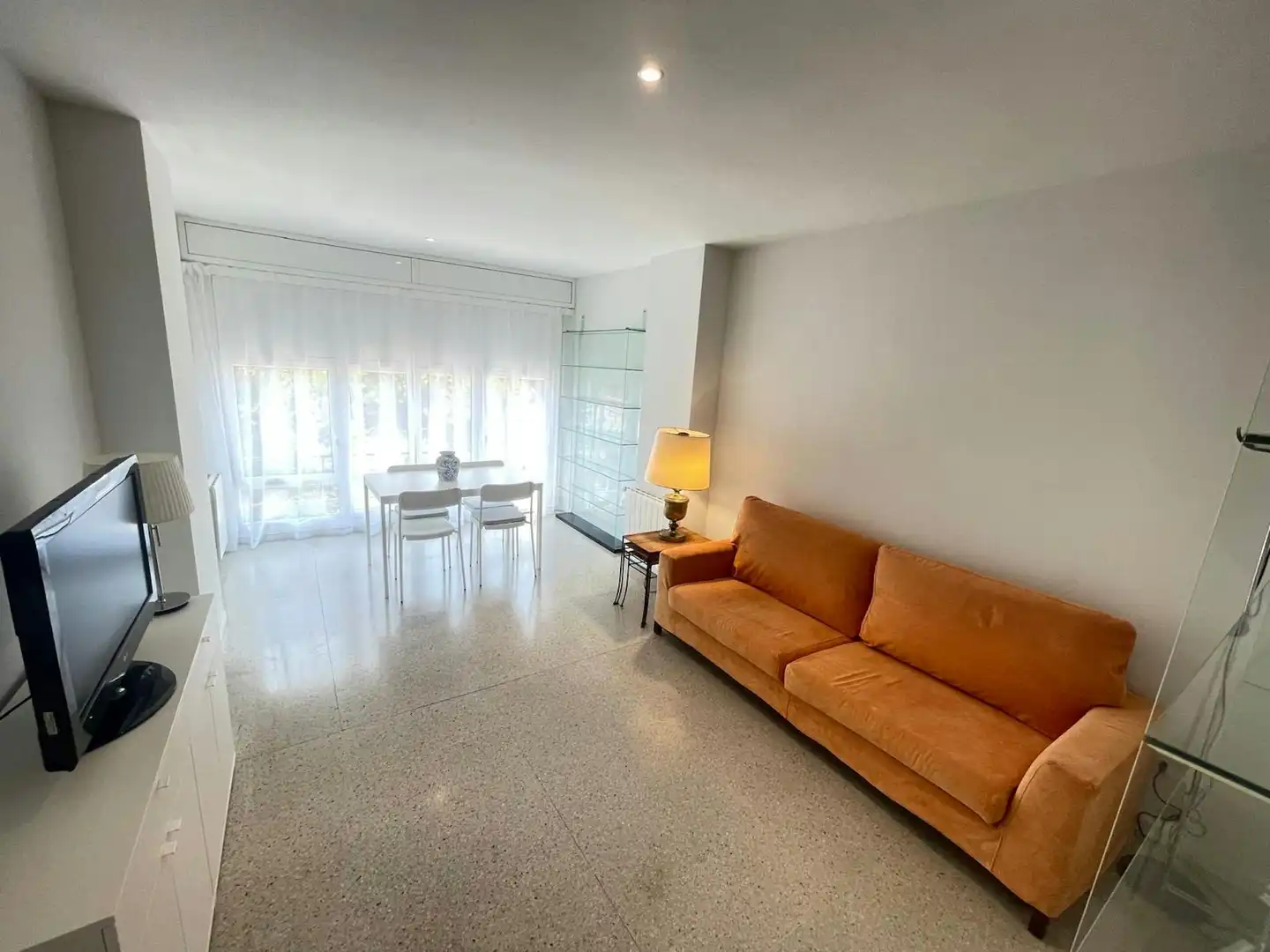 Wohnzimmer von Wohnung zur Miete in Barcelona mit Heizung, Möbliert und Waschmaschine