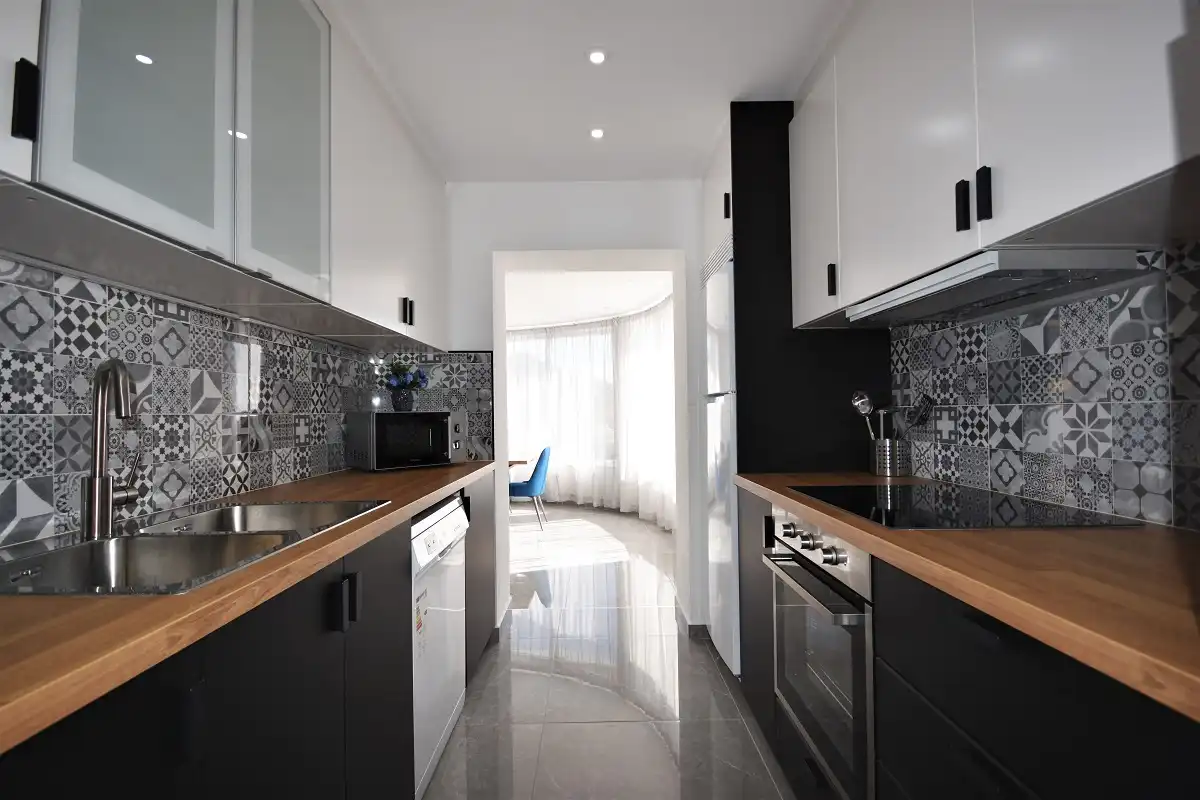 Cocina de Casa o chalet en venta en Calpe / Calp con Aire acondicionado, Calefacción y Jardín privado