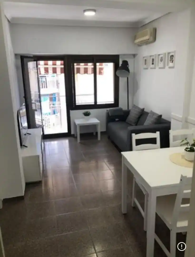 Sala de estar de Piso en venta en  Valencia Capital con Aire acondicionado y Balcón