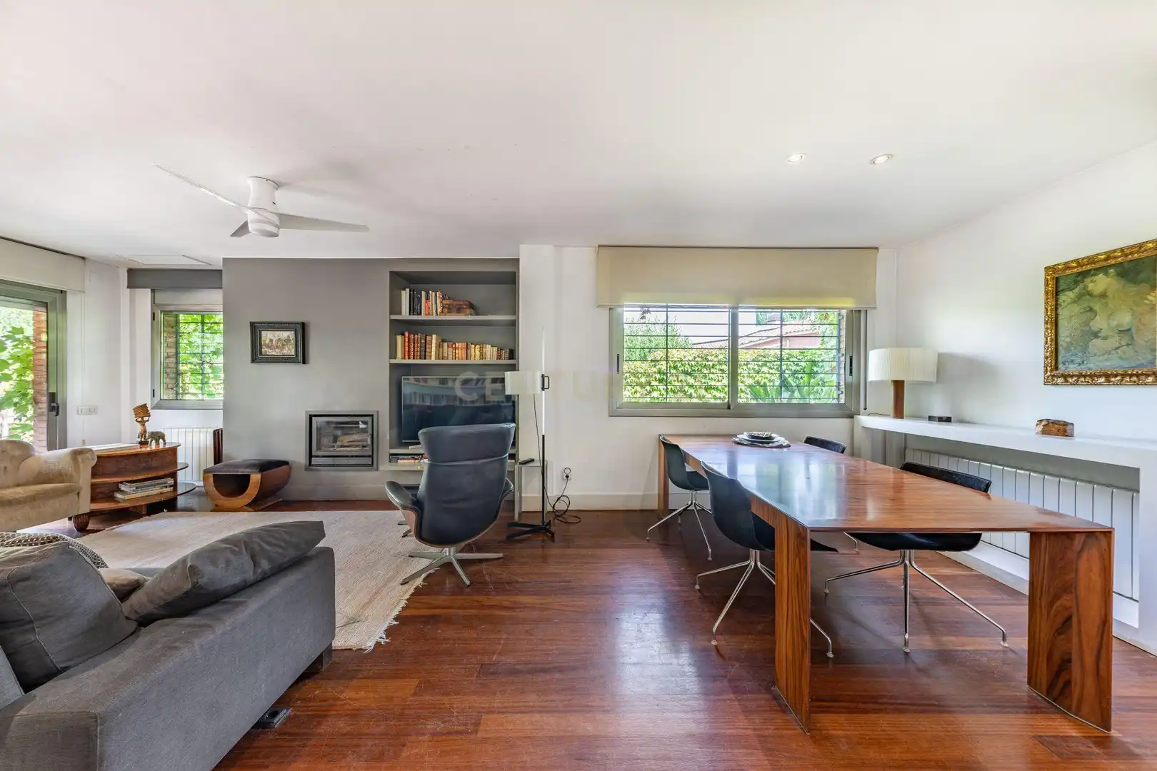 Living room of Houses for sale in Sant Cugat del Vallès