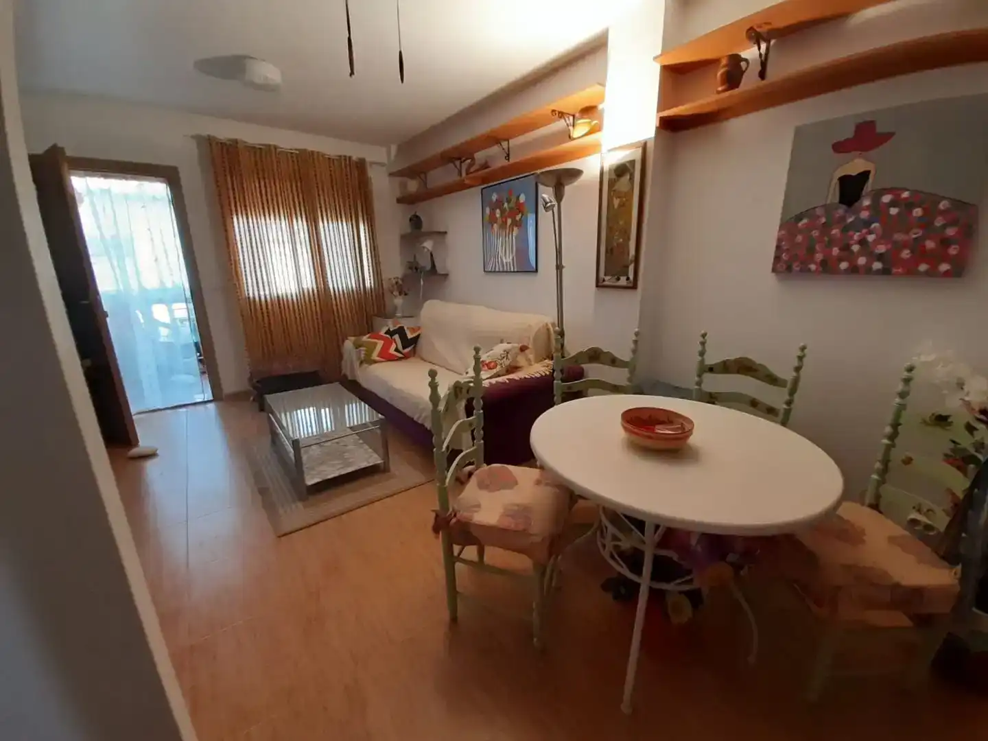 Sala d'estar de Casa adosada en venda en Castalla amb Moblat