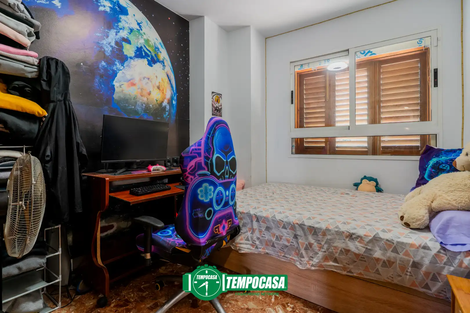 Habitación de Casa adosada en venta en Burjassot con Aire acondicionado, Terraza y Balcón